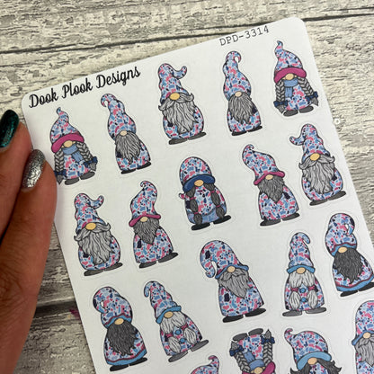 Sara purple terazzo Gonk Character Stickers Mixed (DPD-3314)