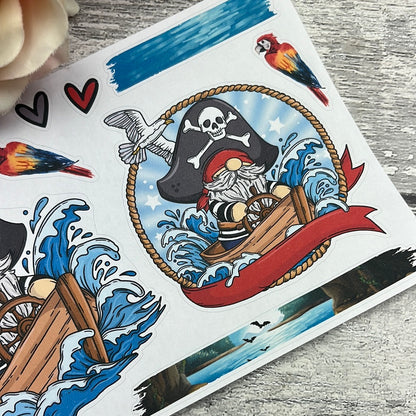 Marina Pirate Ship Gonk Stickers (TGS0325)