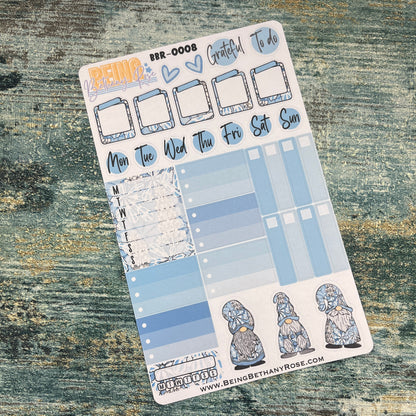 Sadie - Snowflake Gonk functional planner stickers (BBR-0008)