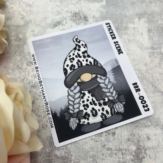Wendy Mono Leopard Print scene sticker (BBRSCENE-0023)