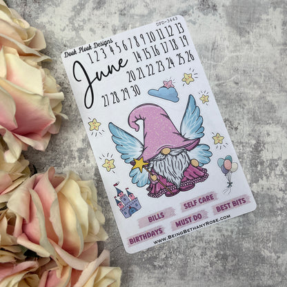 June - Shay Fairy Magic - Month journal planner stickers (DPD3443)