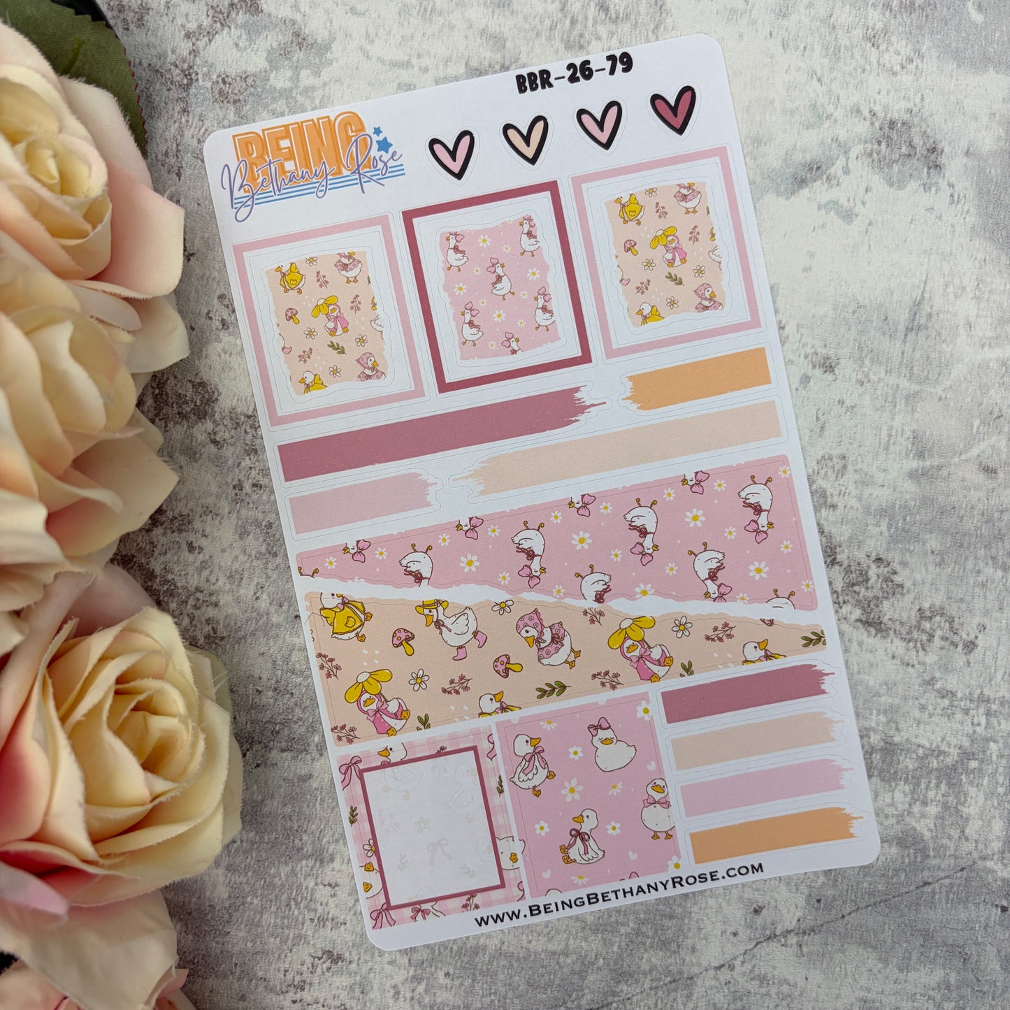 I’m too pretty for this bird sticker kit (KIT2683)
