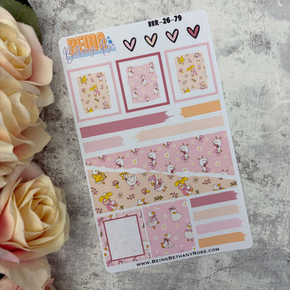 I’m too pretty for this bird sticker kit (KIT2683)