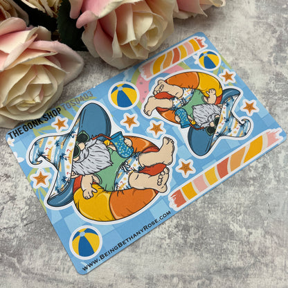 Brittany Beach - Pool Ring Gonk Stickers (TGS0403)