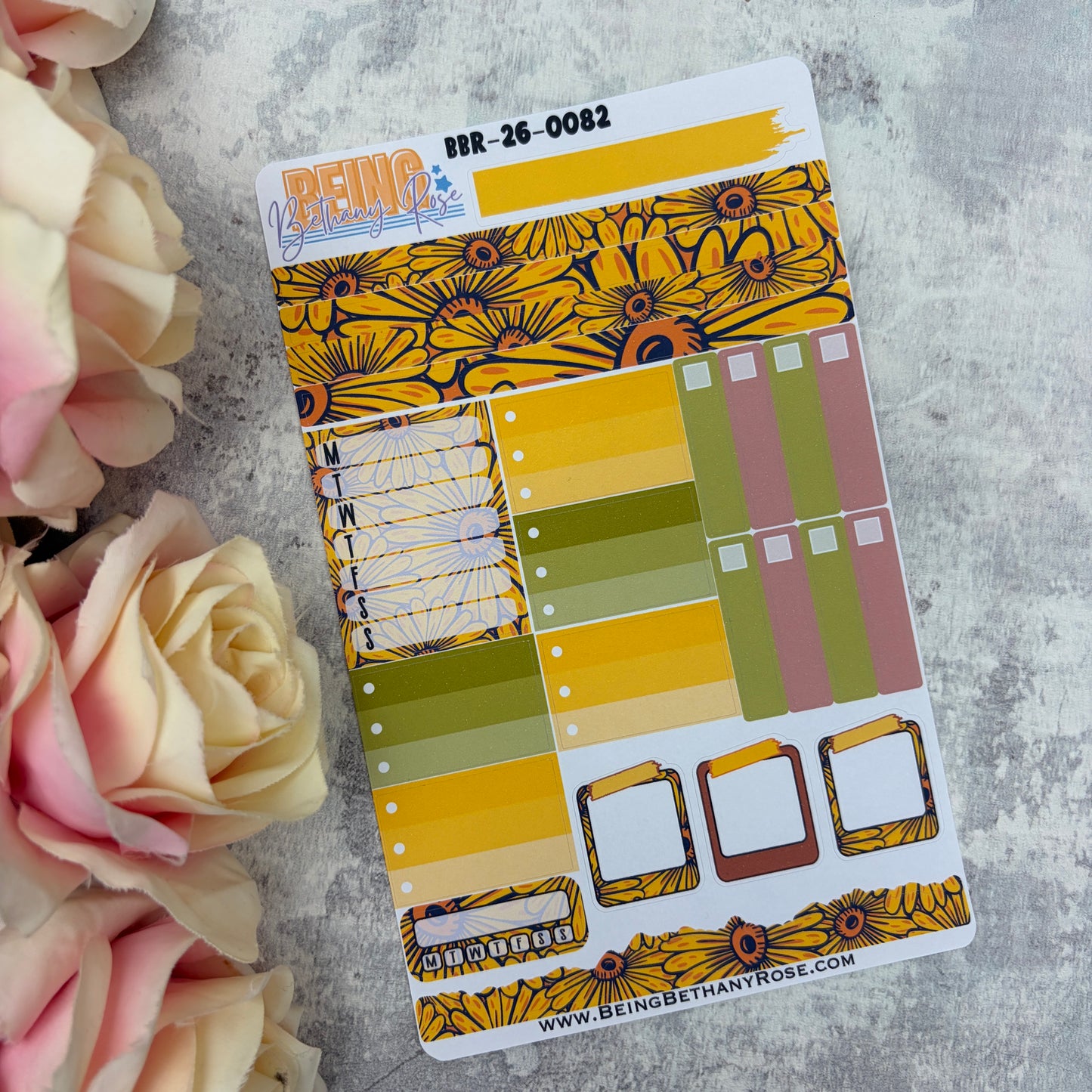 Look for the lovely sunflower sticker kit (KIT2682)