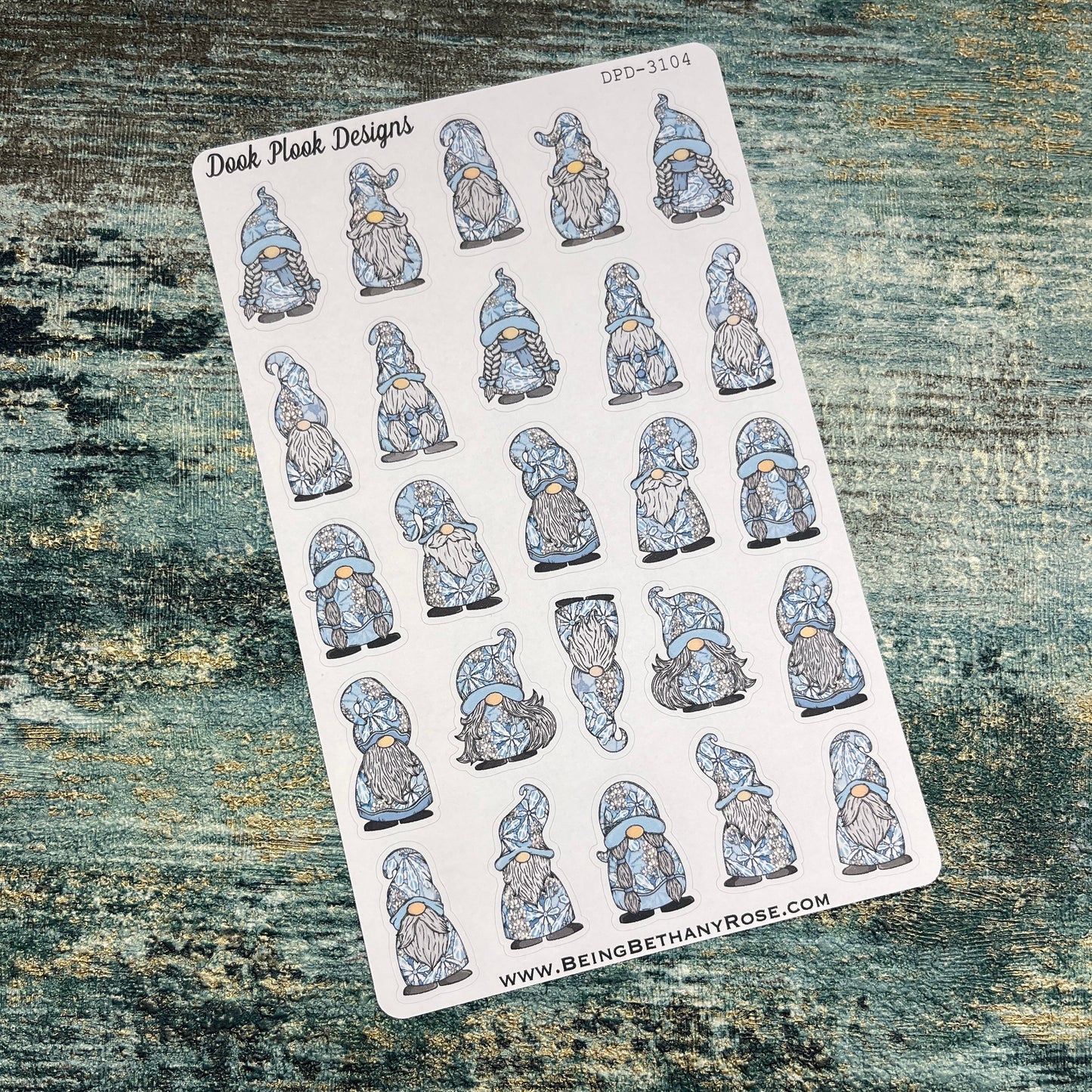 Sadie - Snowflake Gonk Character Stickers Mixed (DPD-3405)