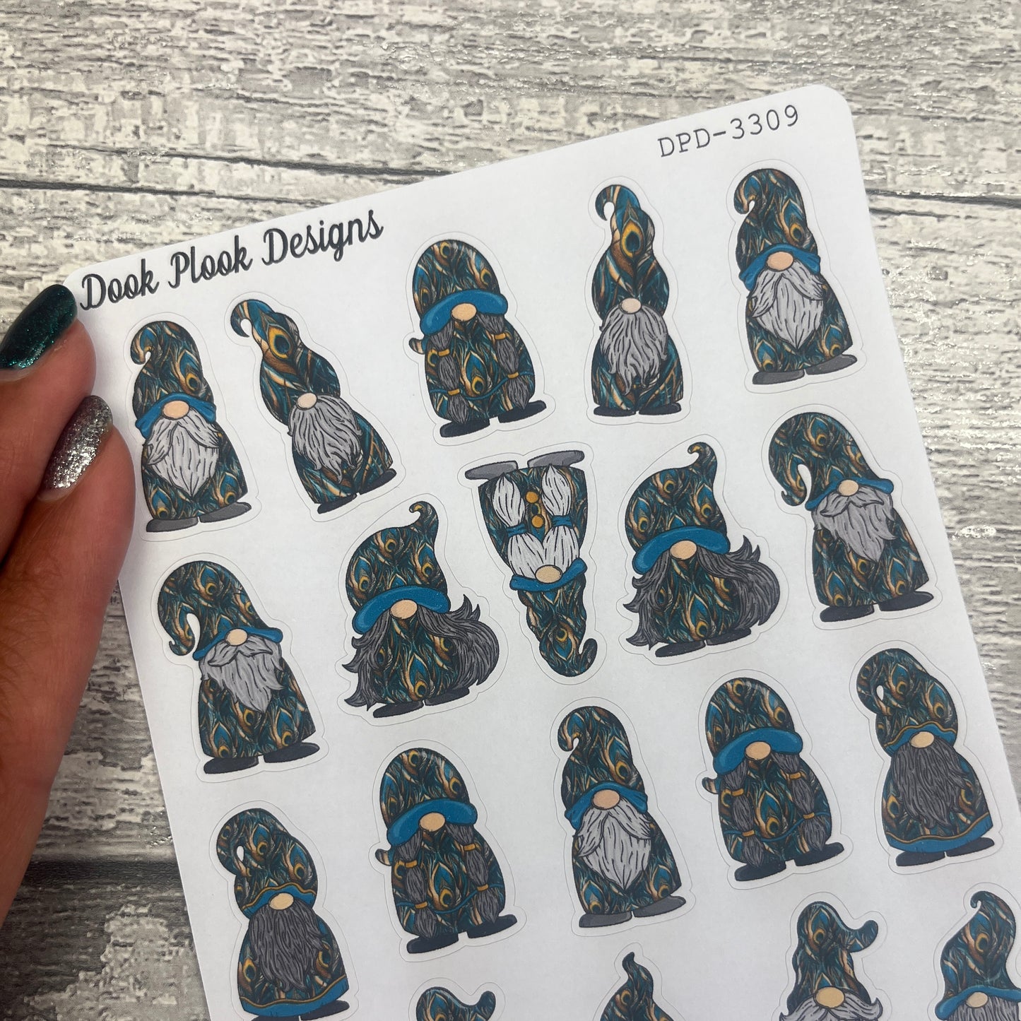 Penelope Peacock Gonk Character Stickers Mixed (DPD-3309)