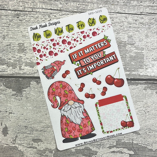 Cherry Gonk journalling planner stickers (DPD3205)