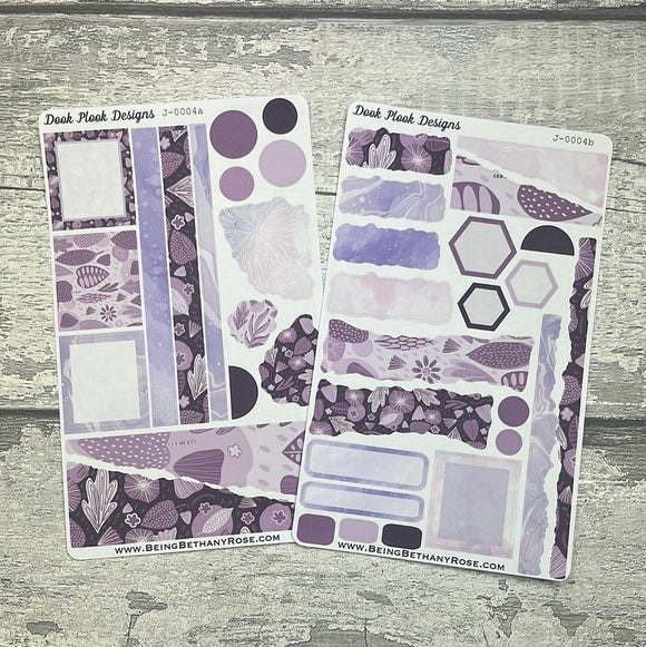Scrap Journalling - Ava purple (J0078)