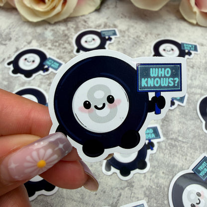 Mystic 8 ball prophecy - vinyl sticker (LLU019-30)