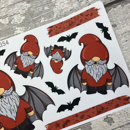 Halloween Vampire Bat Gonk Stickers (TGS0354)