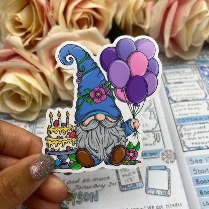 (012) Birthday Gonk - vinyl sticker