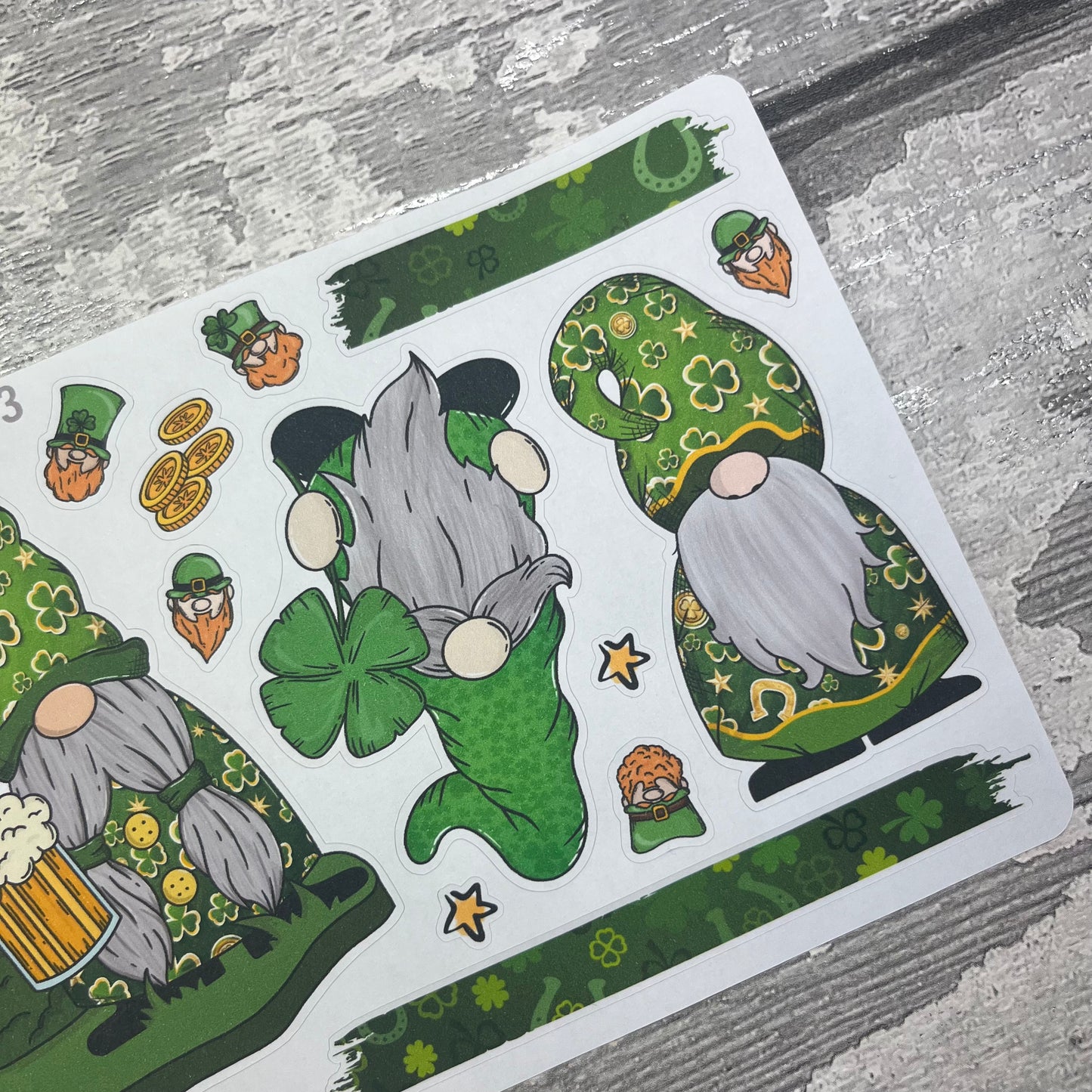 Cara - Scene - St Patricks Day Gonk Stickers (TGS0293)