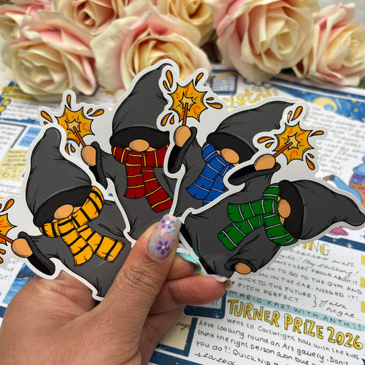 (164) Magical Gonk Wizard - vinyl sticker