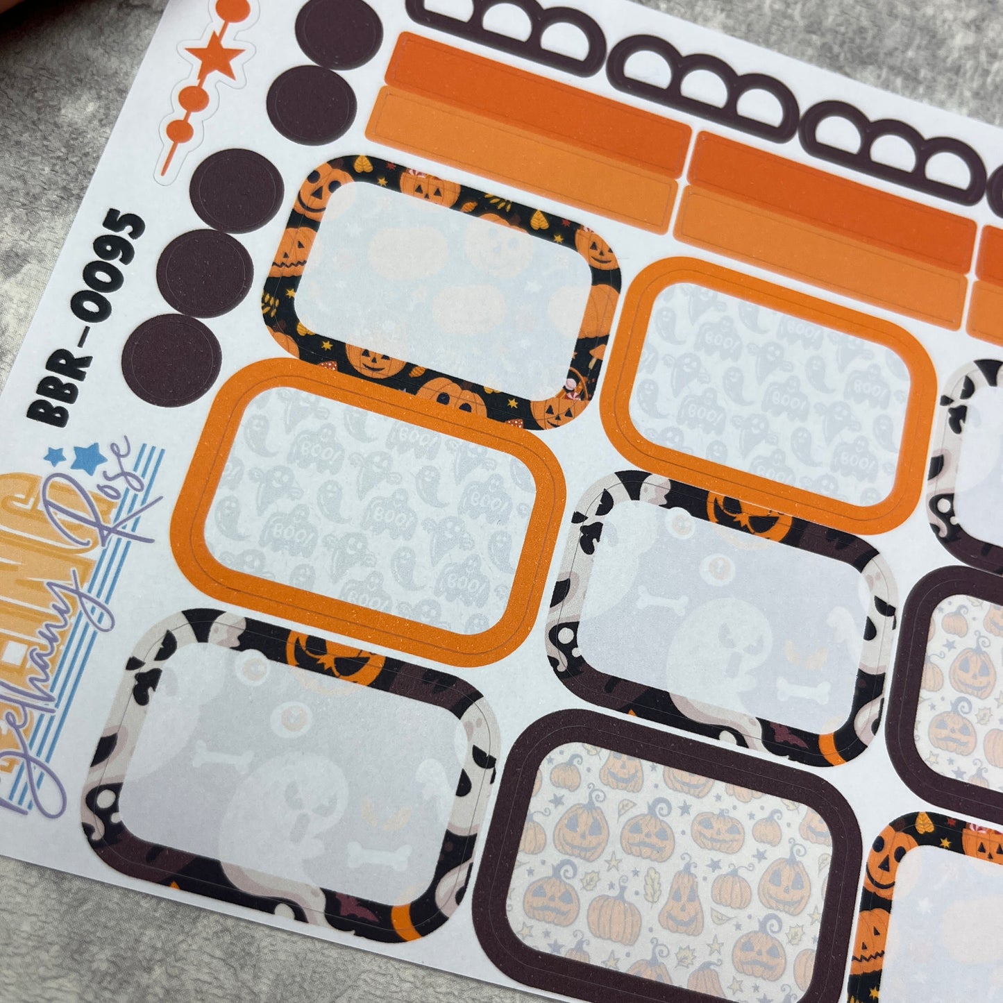 Halloween Sabrina boxes planner stickers (BBR-0095)