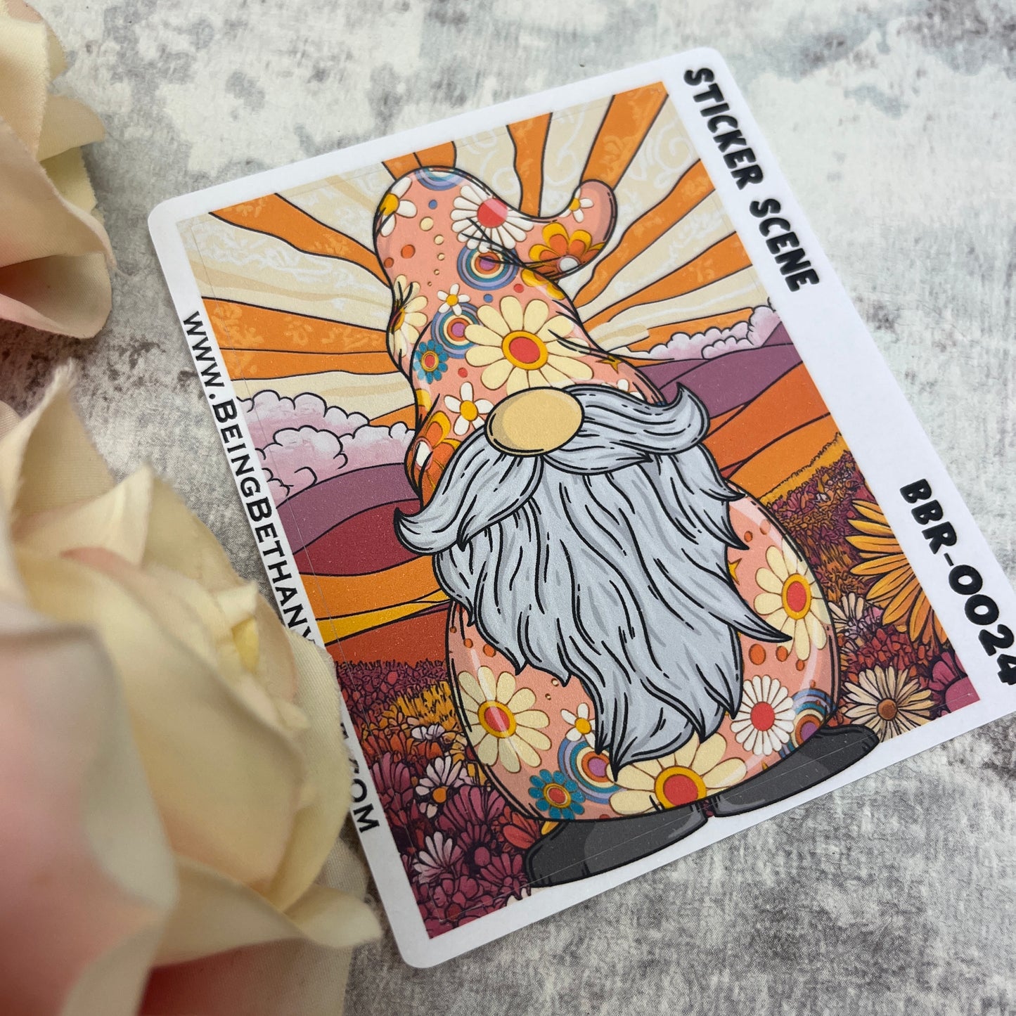 Bodhi Flower Power scene sticker (BBRSCENE-0024)