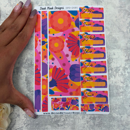 One sheet week planner stickers - department of crazy ideas co-ord (2026085)