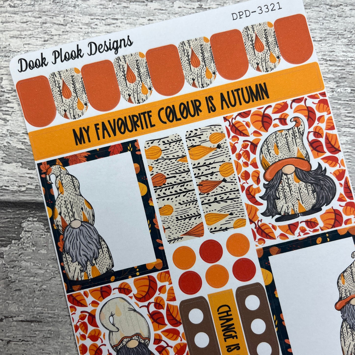 Rowan Autumn Gonk functional stickers  (DPD3321)