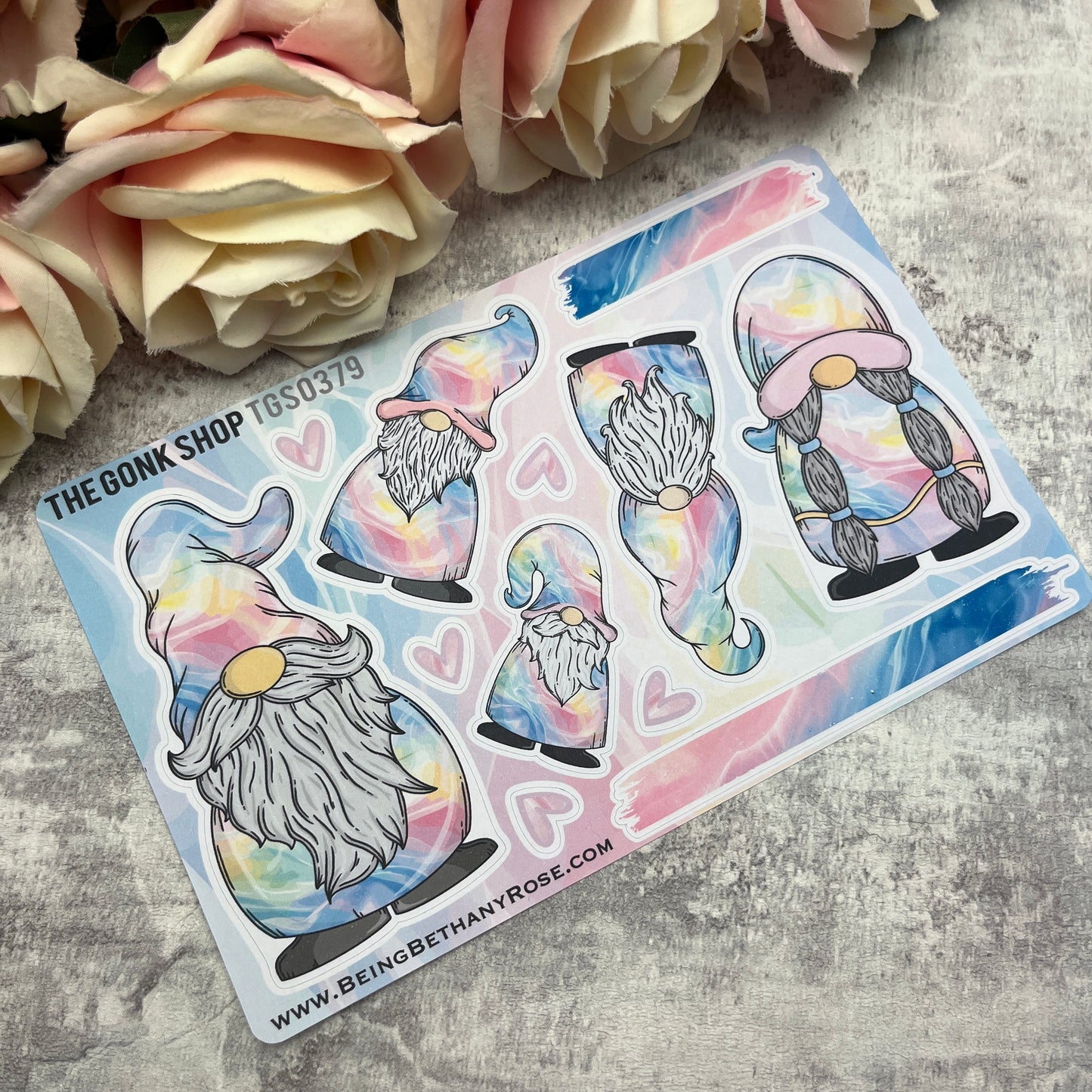 Lacey - Pastel Rainbow Gonk Stickers (TGS0379)