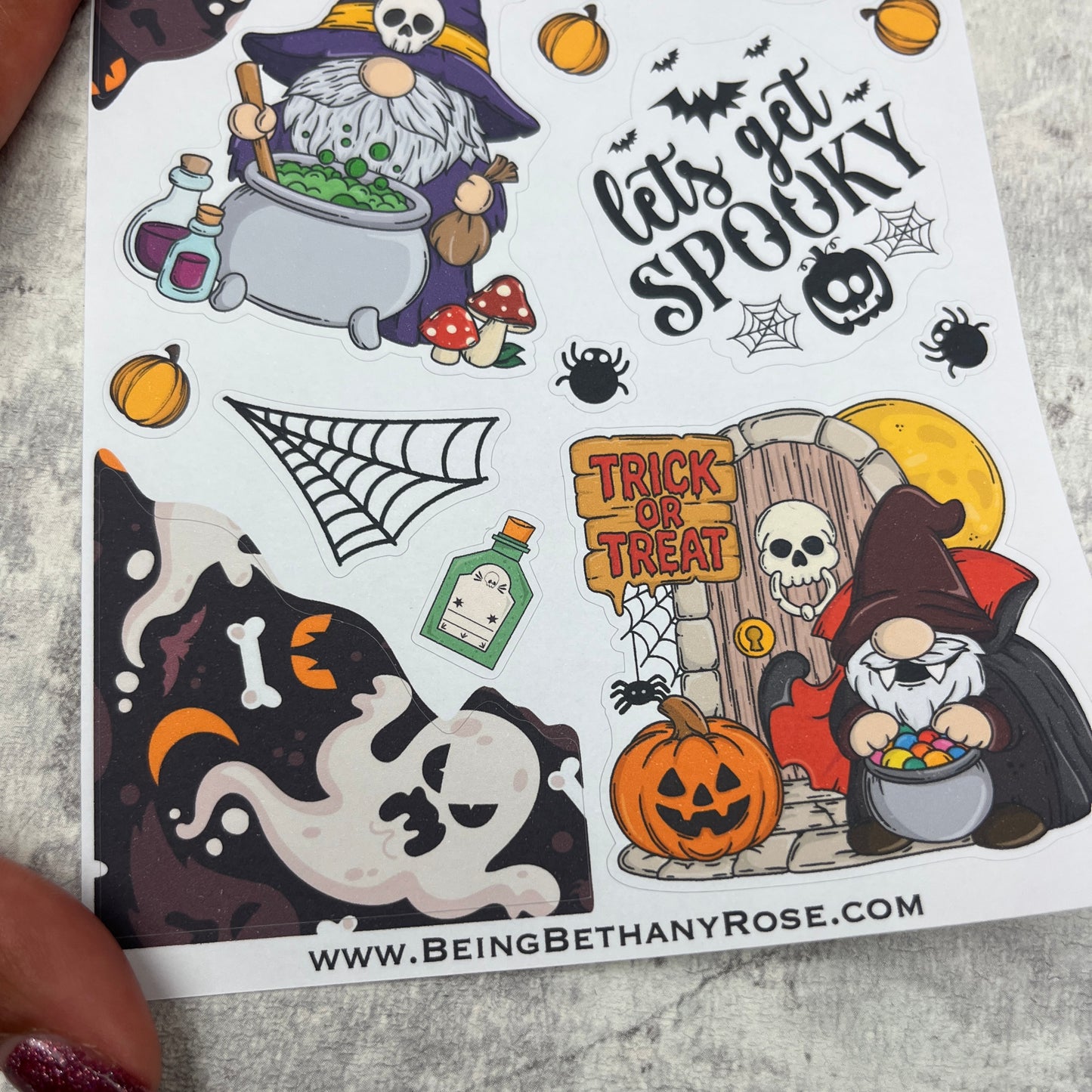 Halloween Sabrina Gonk journalling planner stickers (BBR-0096)