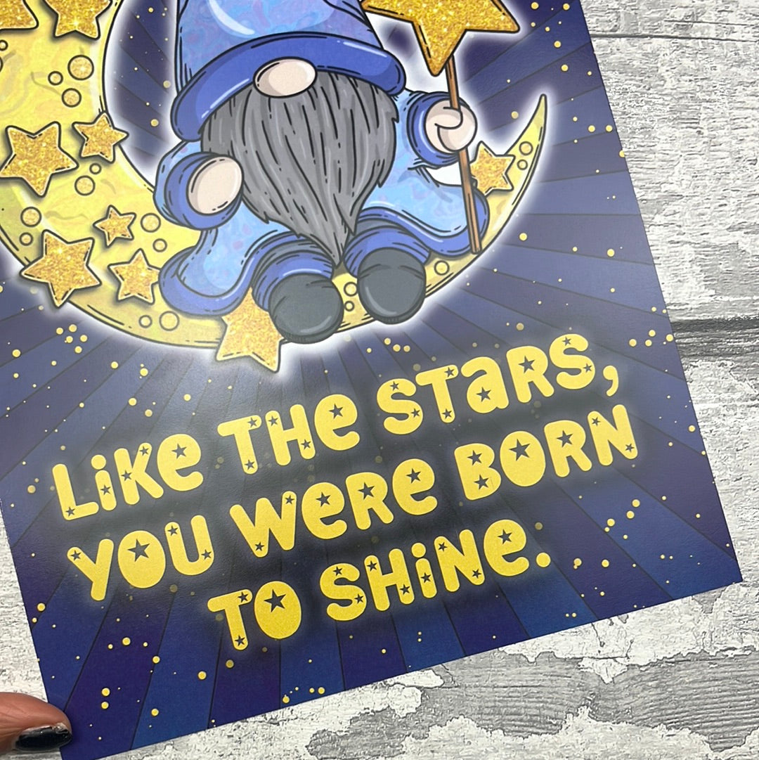 A4 Print - Born to shine