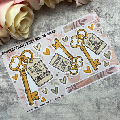 Key to success sticker kit (KIT26042)