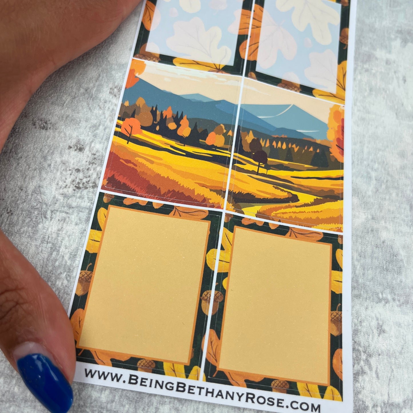 Stevie Autumn box stickers - add ons  (BBRBOXES-0026)