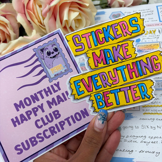 Monthly Happy Mail Club
