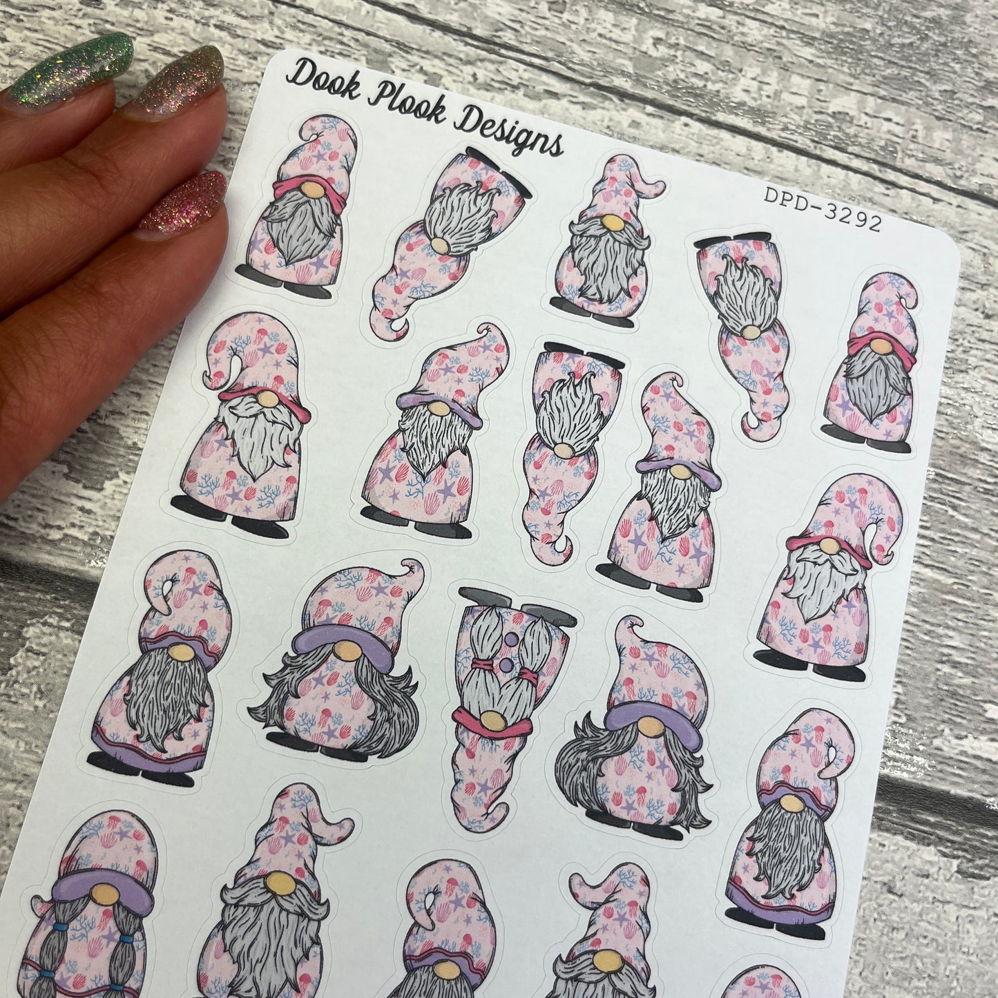 Kelly Jellyfish Gonk Character Stickers Mixed (DPD-3292)