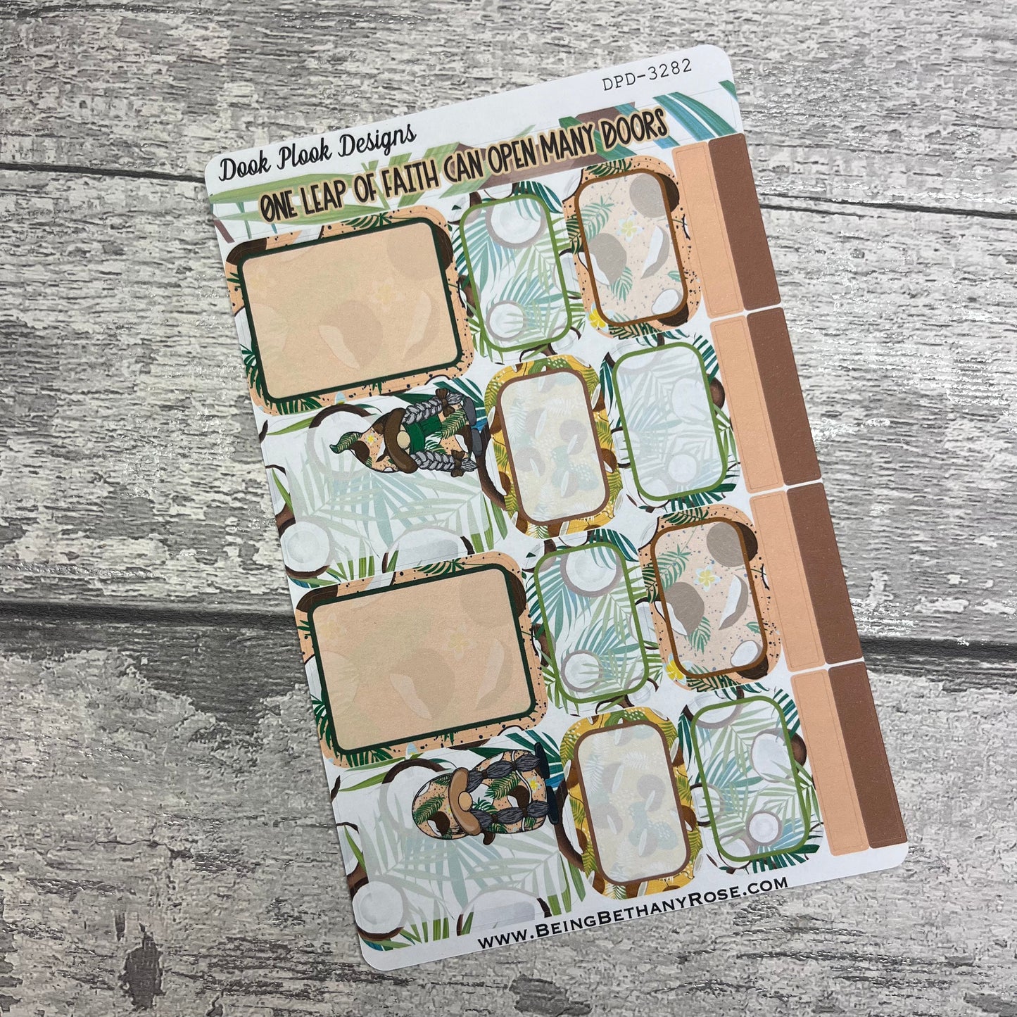 Coco Coconut Gonk box planner stickers (DPD3282)