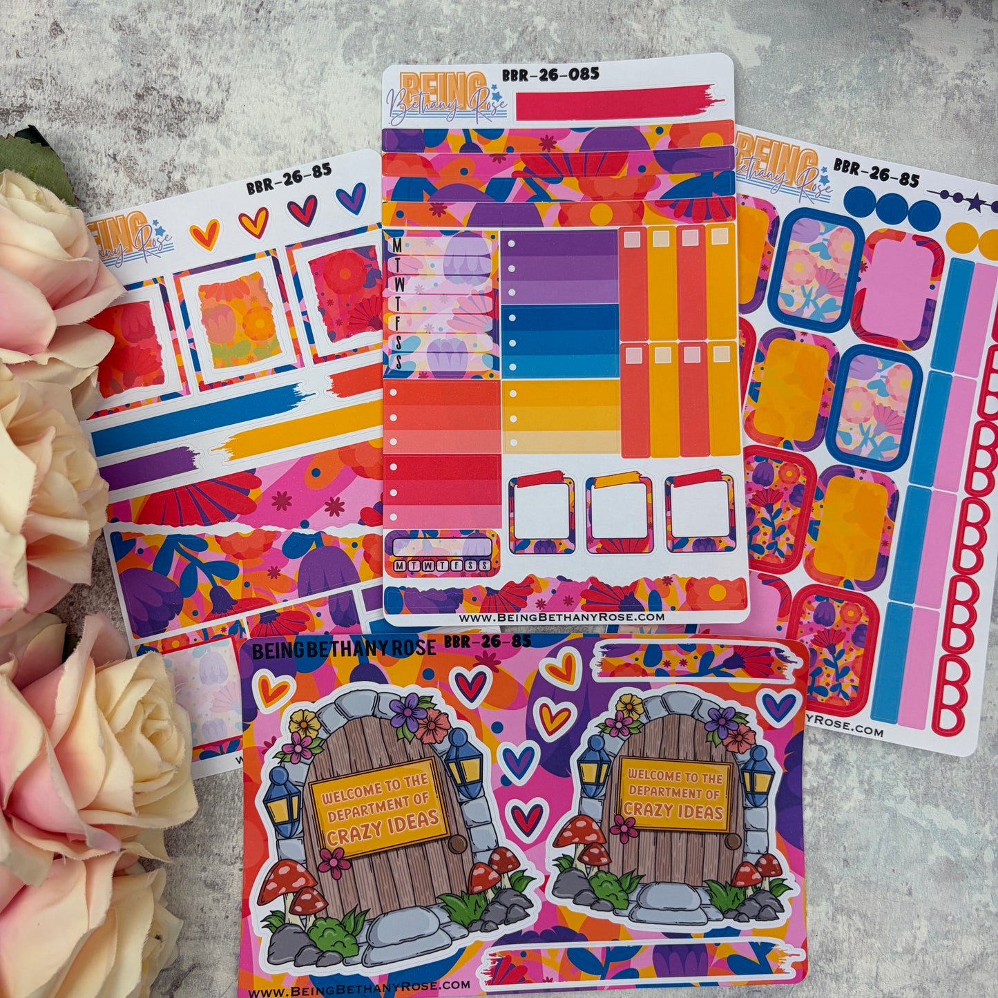 Welcome to the department of crazy ideas sticker kit (KIT2685)