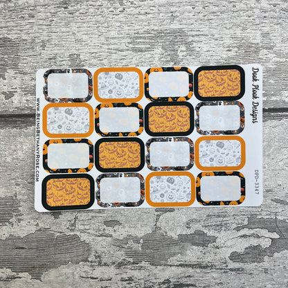 Annabelle Halloween half box planner stickers (DPD-3347)