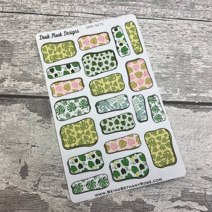 Monica Hand drawn box stickers (DPD3270)