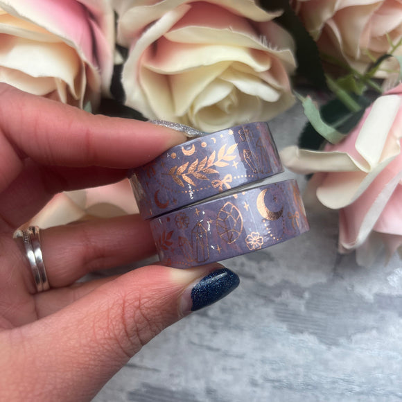 Washi Tape (Foiled) - Crystals copper