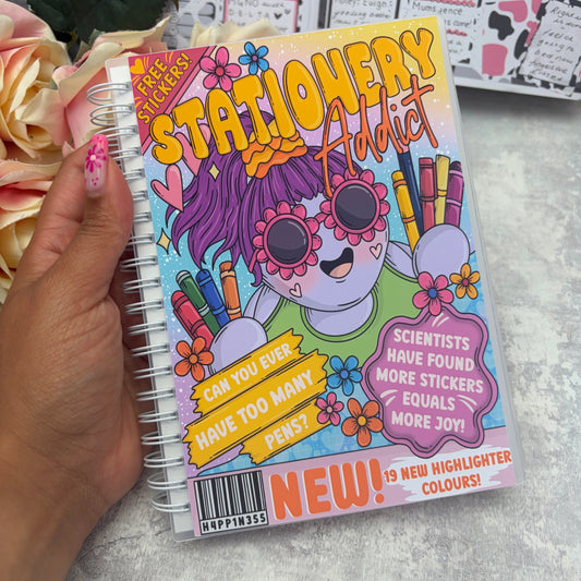 Reusable Sticker Album / Sticker Stash book (Stationery Addict)