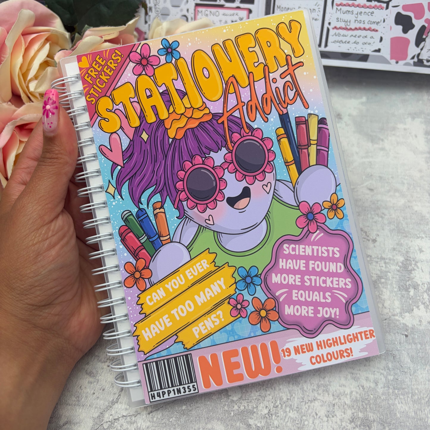Reusable Sticker Album / Sticker Stash book (Stationery Addict)
