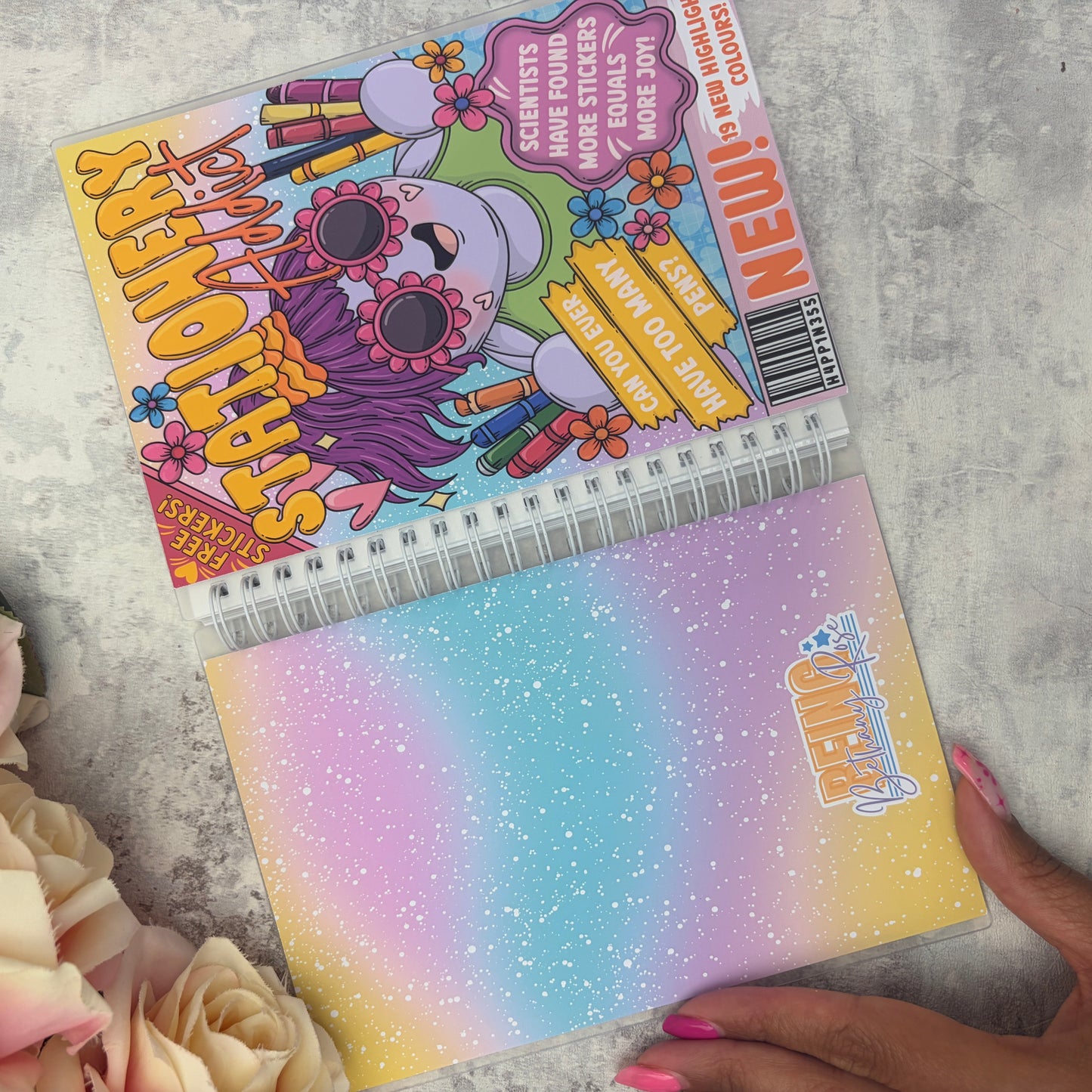 Reusable Sticker Album / Sticker Stash book (Stationery Addict)