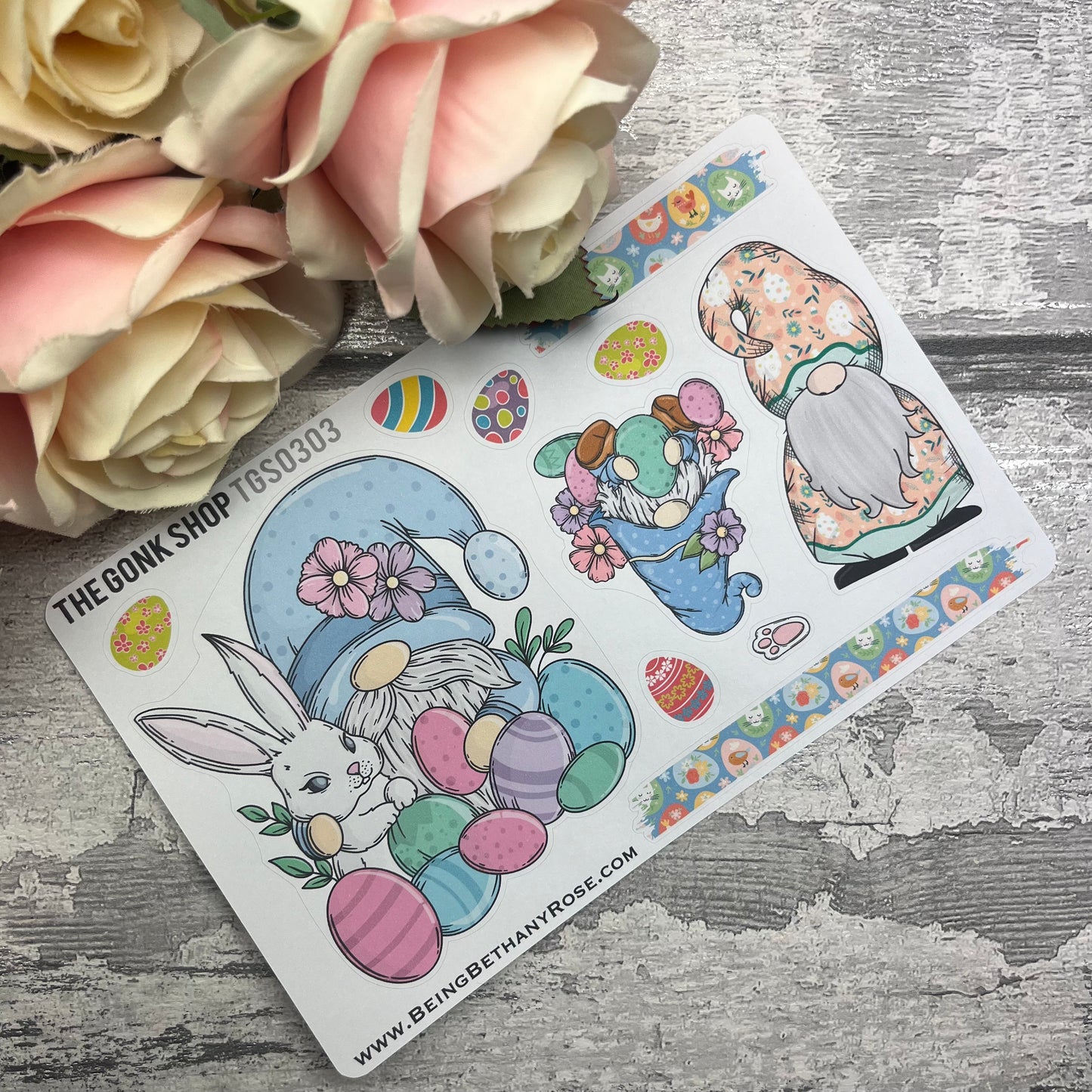 Yara Easter Rabbit Gonk Stickers (TGS0303)