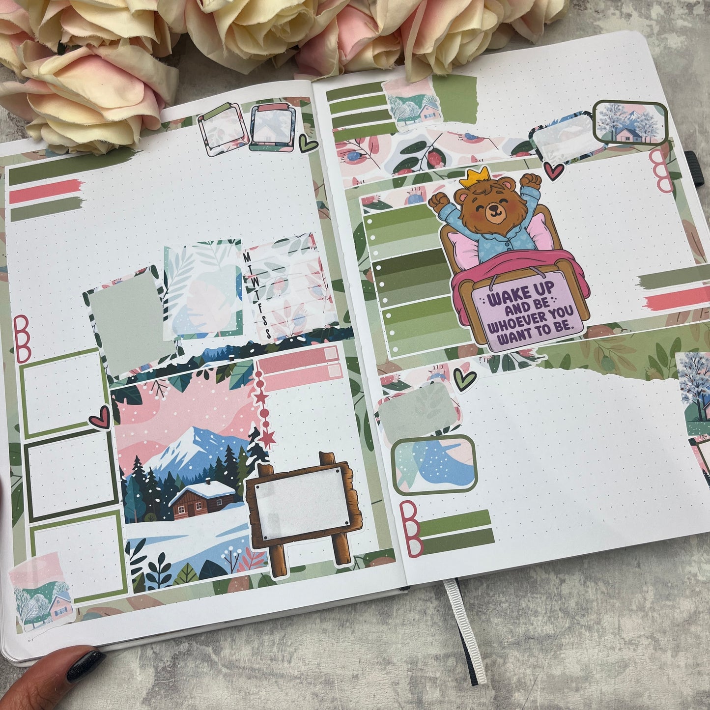 Wake up and be whoever you want to be sticker kit (KIT26015)