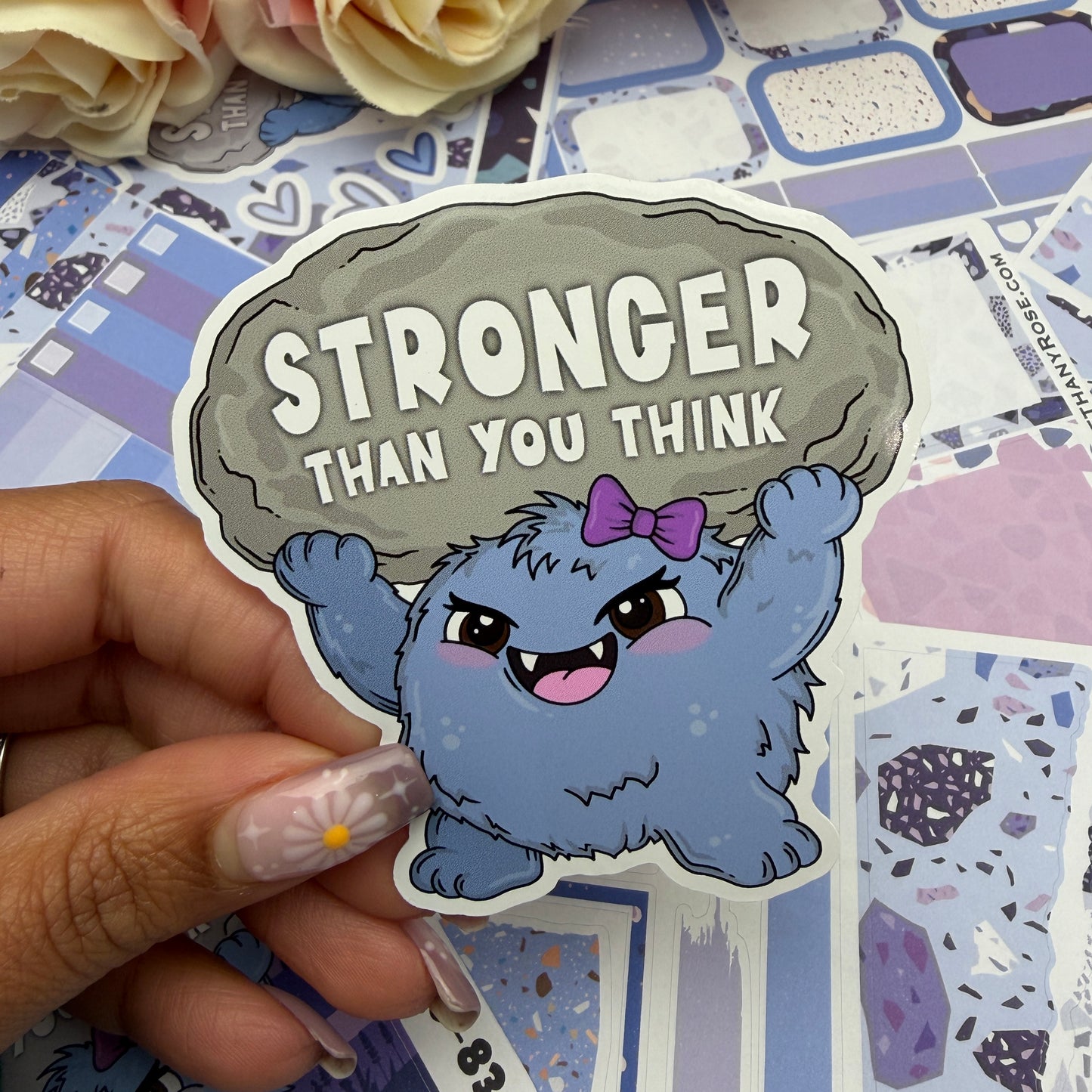 (168) Stronger than you think  - vinyl sticker