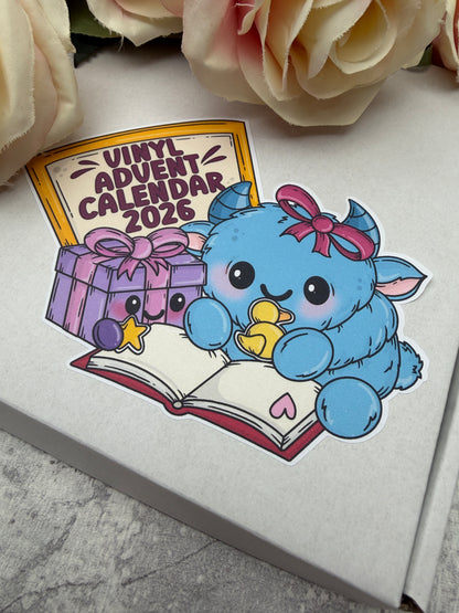 Preorder:  Vinyl Sticker 12 or 24 day Advent Calendar