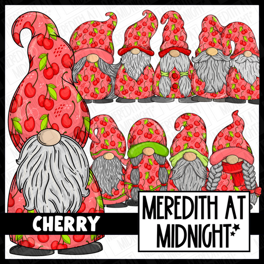 "Cherry" Gonk / Gnome Clipart / Digital Stickers *INSTANT DOWNLOAD* PNG files