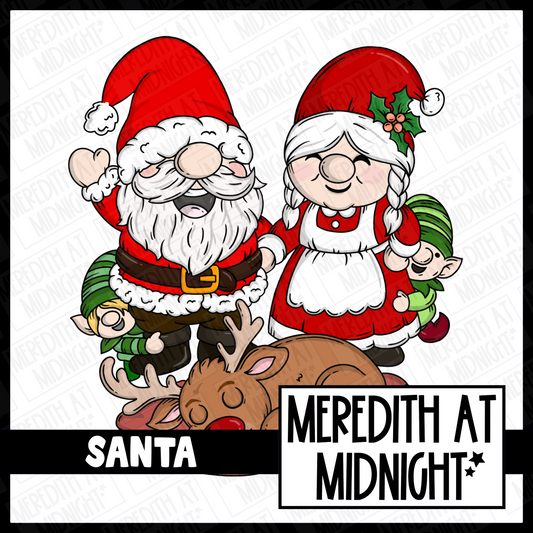 The Claus Family - Individual Gonk Clipart