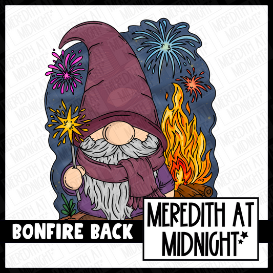 Bonfire Night Fireworks Background - Individual Gonk Clipart