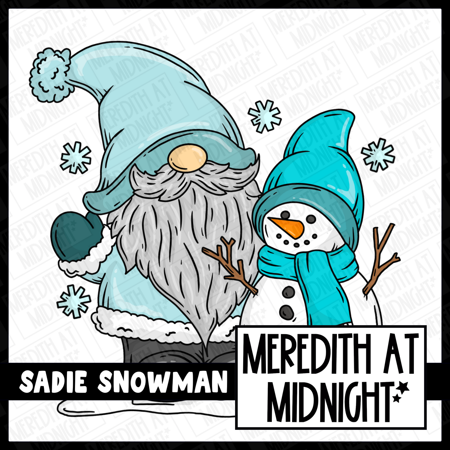 Sadie Snowman - Individual Gonk Clipart