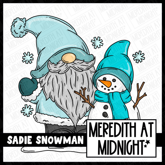 Sadie Snowman - Individual Gonk Clipart