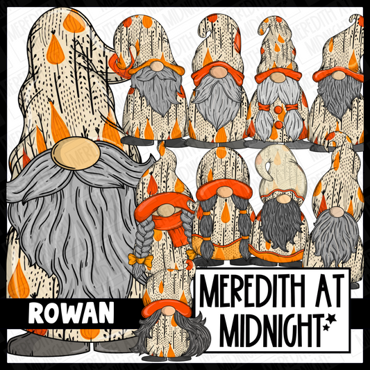 "Rowan" Autumn Fall Gonk / Gnome Clipart / Digital Stickers *INSTANT DOWNLOAD* PNG files