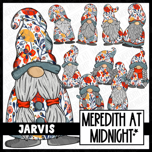 "Jarvis" Gonk / Gnome Clipart / Digital Stickers *INSTANT DOWNLOAD* PNG files