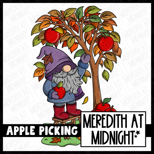 Autumn Stevie - Apple Picking Gonk - Individual Gonk Clipart