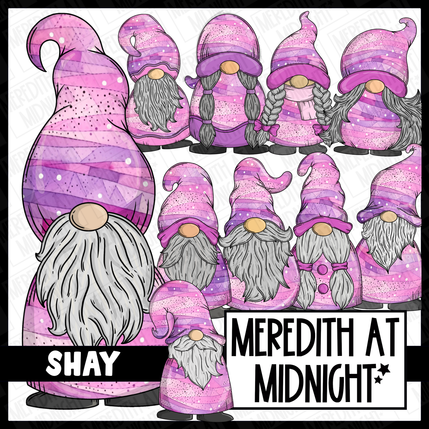 "Shay" Leaf Gonk / Gnome Clipart / Digital Stickers *INSTANT DOWNLOAD* PNG files